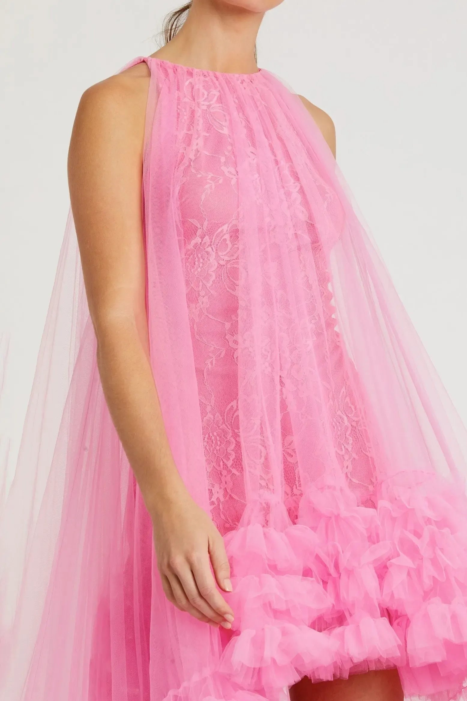 Fashion A-Line/Princess Cold Shoulder Sleeveless Zipper Up Floor-Length Prom Dress